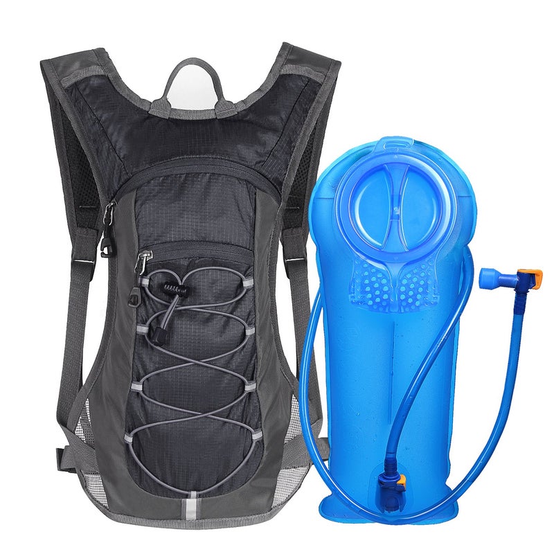 Unigear Hydration Pack Backpack with 70 oz 2L Water Bladder for Running, Hiking, Cycling, Climbing, Camping, Biking (Black) - Image 1